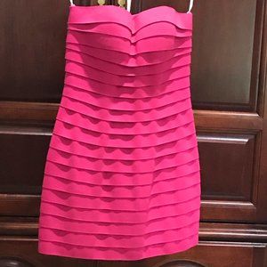 Hot Pink Bandage Dress by Sherri Hill